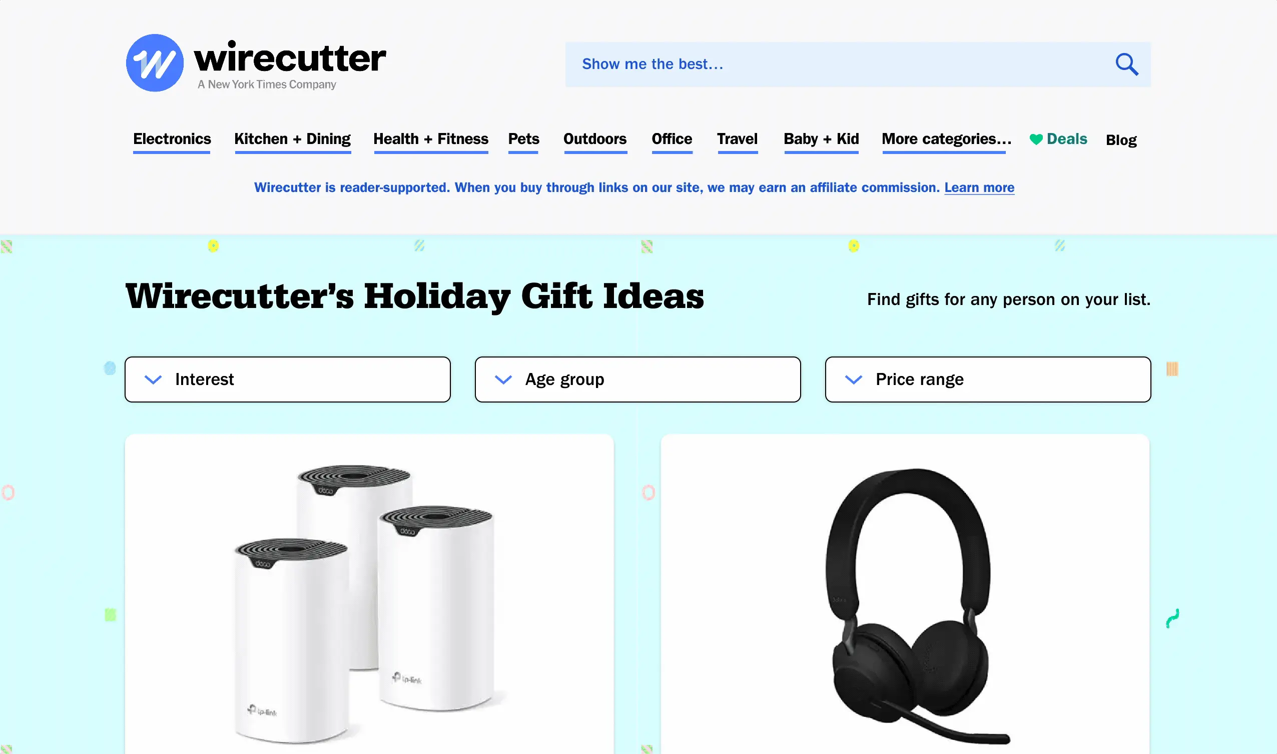 Wirecutter Gift Hub