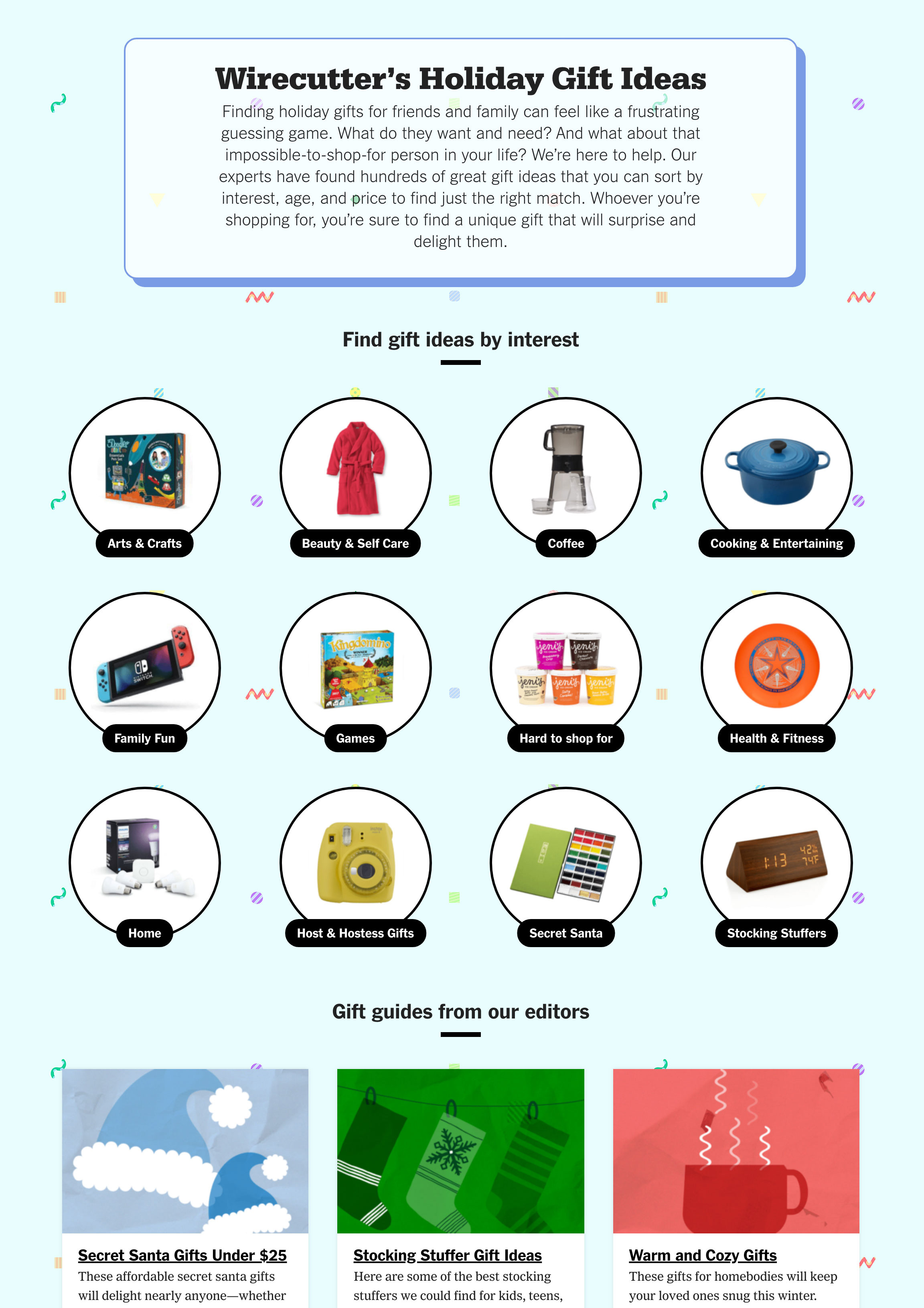 Gift Hub landing page